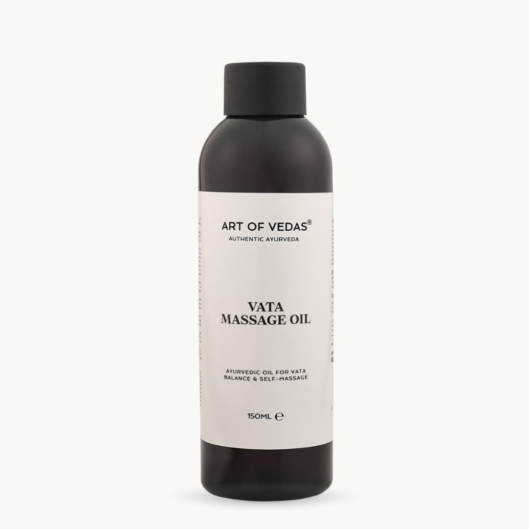 Art of Vedas Vata Massage Oil 150ml - Ayurvedic Oil for Vata Balance and Self-Massage
