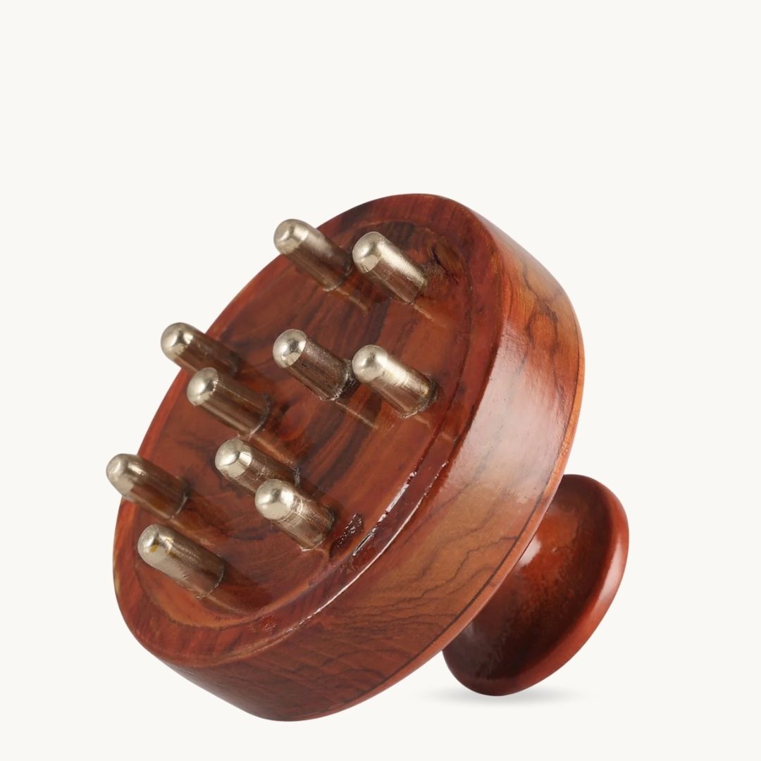 Kansa Wand Kopfhaut- & Körper-Ayurvedisches Massagegerät