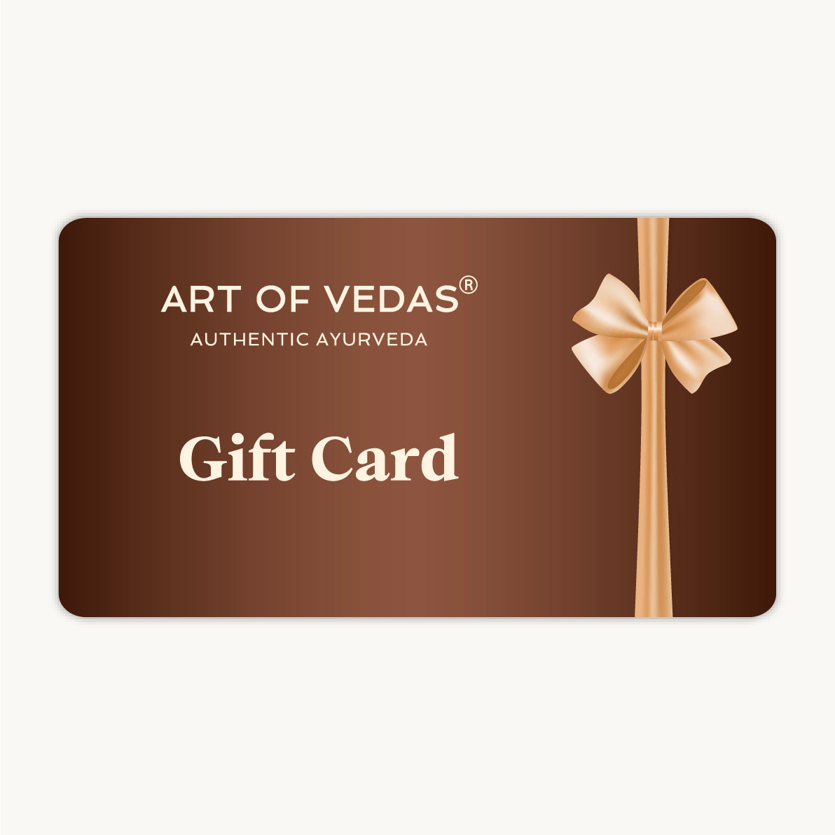 Art of Vedas Gift Card - Authentic Ayurveda Gift for Wellness and Natural Healing
