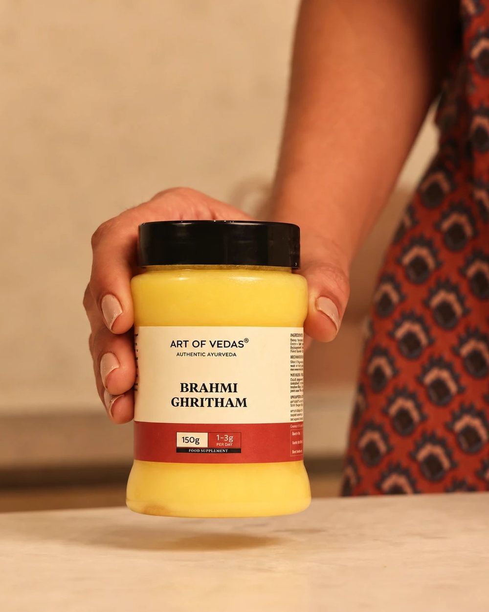 Brahmi Ghritham von Art of Vedas, Ayurveda Ghee im 150-g-Glas