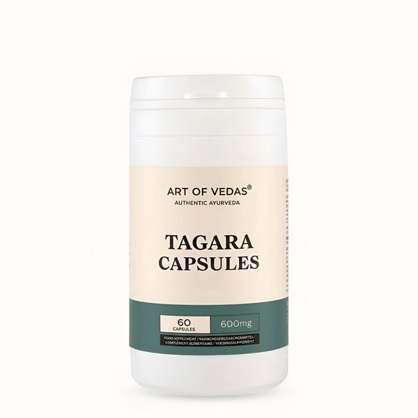 Art of Vedas, Tagara Capsules, ayurvedisches Nahrungsergänzungsmittel